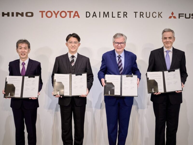 Commercial vehicle quartet pools resources for tech development