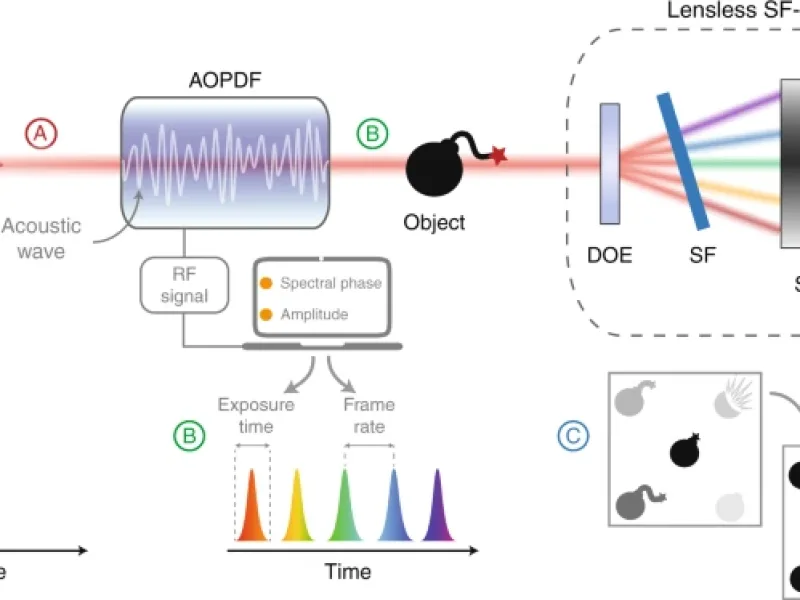French tech for lensless acousto-optic holographic imaging