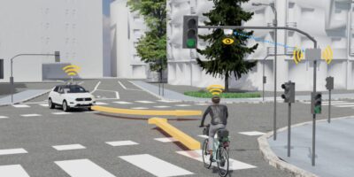 Cooperative intelligent transport systems reduce accidents involving cyclists