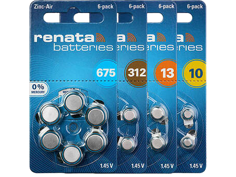 Renata’s Zinc-Air Batteries: the perfect power source for your medical devices.
