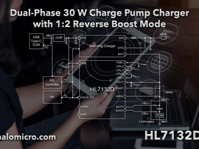 Dual-phase 30 W charge pump with 1:2 reverse boost mode