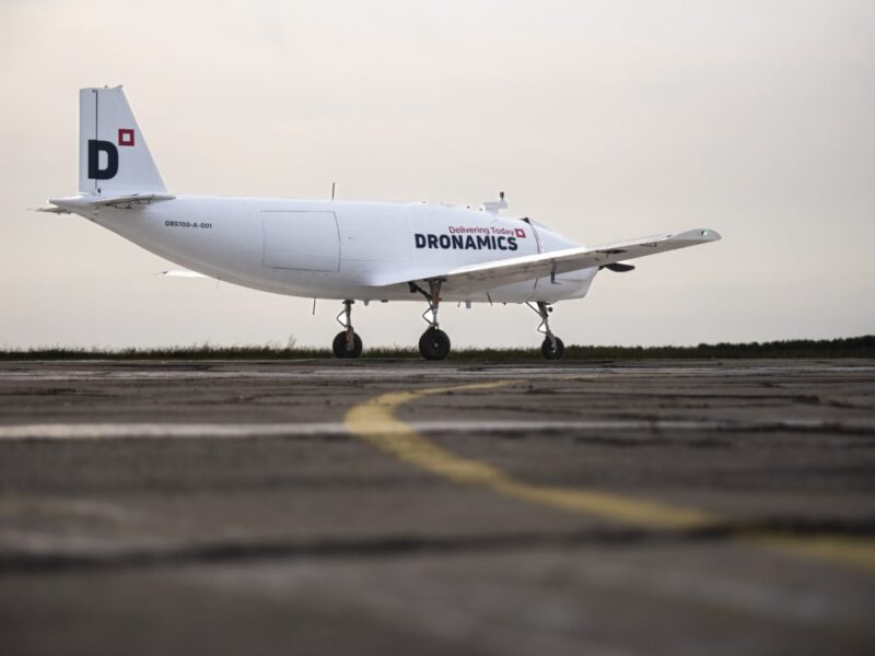 First flight of European Black Swan cargo drone