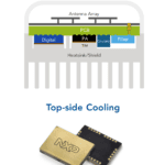 Top-side GaN cooling reduces 5G radio size