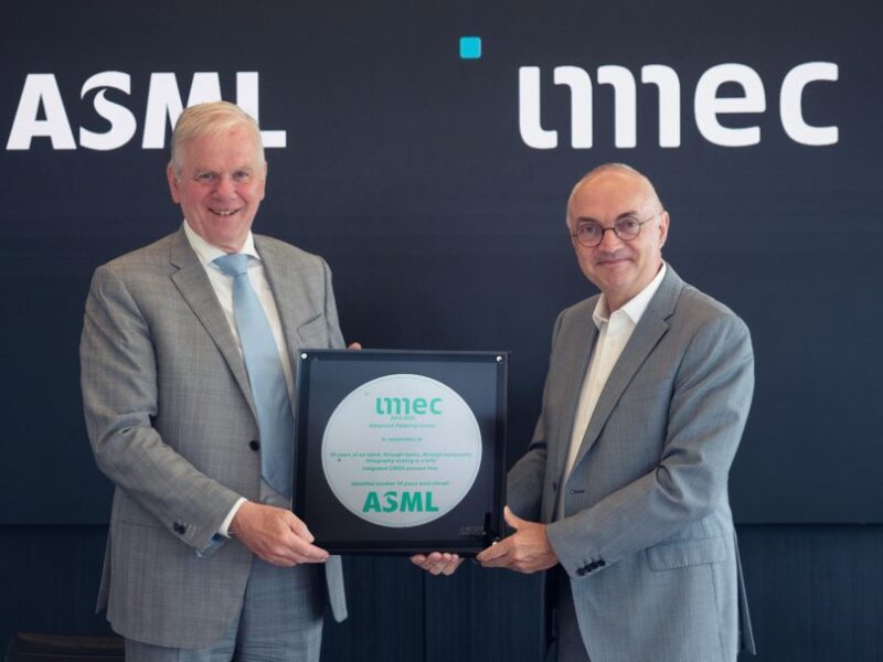 imec et ASML s&rsquo;associent pour créer une ligne pilote sub-1nm