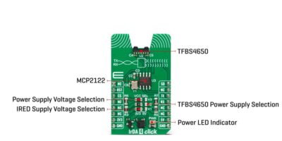 MikroE welcomes back IrDA with Click board