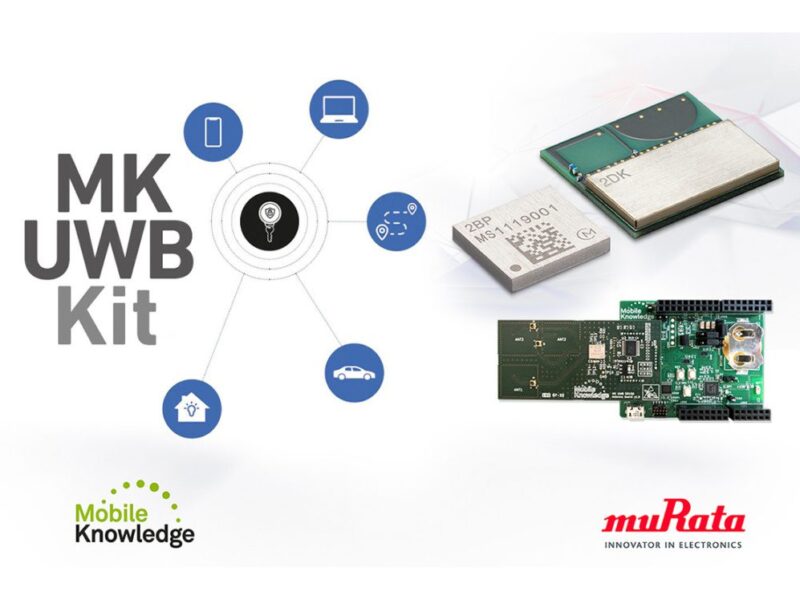 Murata and MobileKnowledge partner on UWB position detection for IoT