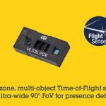 Multi-zone distance sensor with camera-like field of view