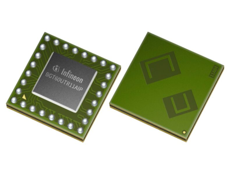 Tiny highly integrated 60 GHz radar sensor