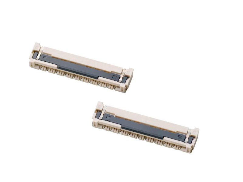 One-Action-Lock FPC/FFC connectors boost reliability