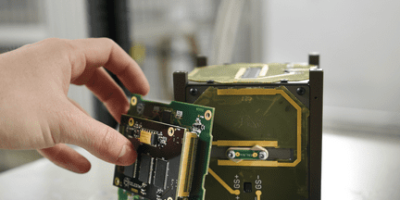 Radiation Monitoring in Space with a 1U CubeSat