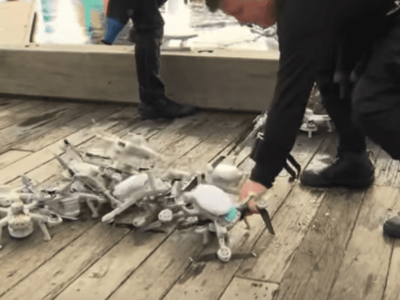 Drones Drown Down in the River – 350 ‘missing in action’