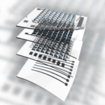 Stretchy electronics with sandwiched semiconductor