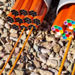 Fibre cables with record reduced diameter and 90% recycled plastic