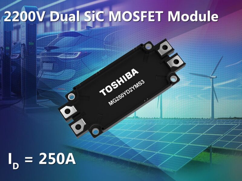 2200-V silicon carbide MOSFET module boosts efficiency