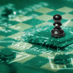 Address many quantum dots using a chessboard-like method