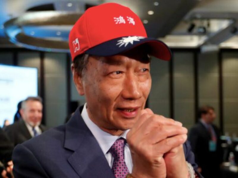 Foxconn founder launches bid to be Taiwan’s President