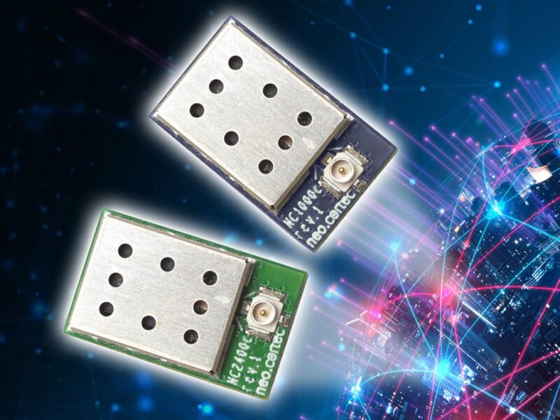 Mesh network modules support temperature/humidity sensors