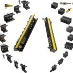 Connecteur modulaire carte à carte hybride