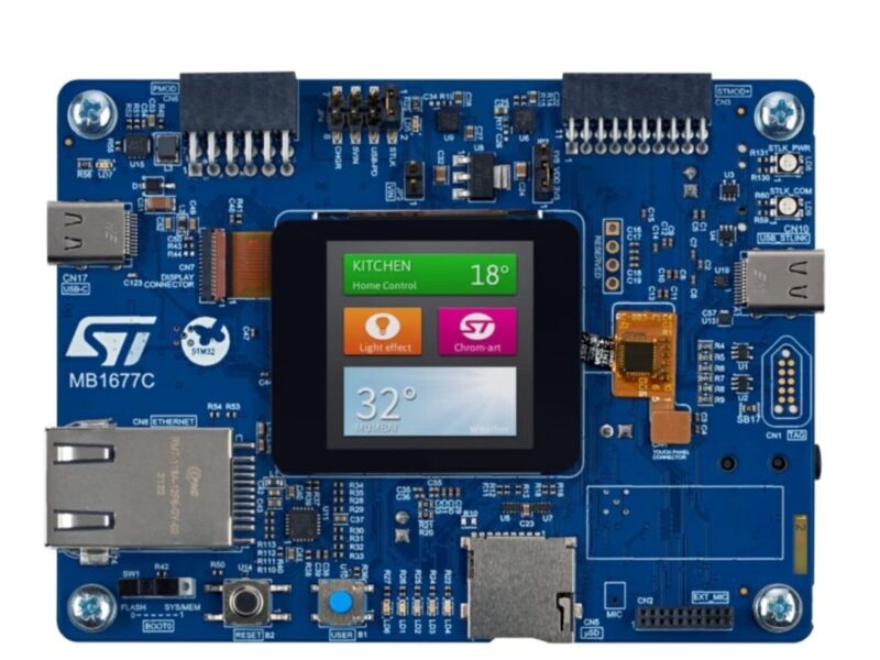 STM32H5 discovery kit for secure, smart, connected devices