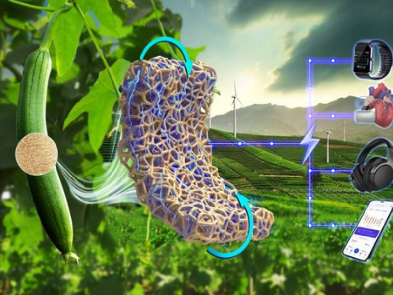 From Shower to Power – Luffa sponges