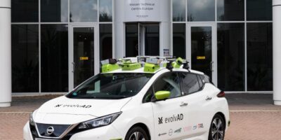Nissan taps CCTV for self driving car trial on UK residential roads