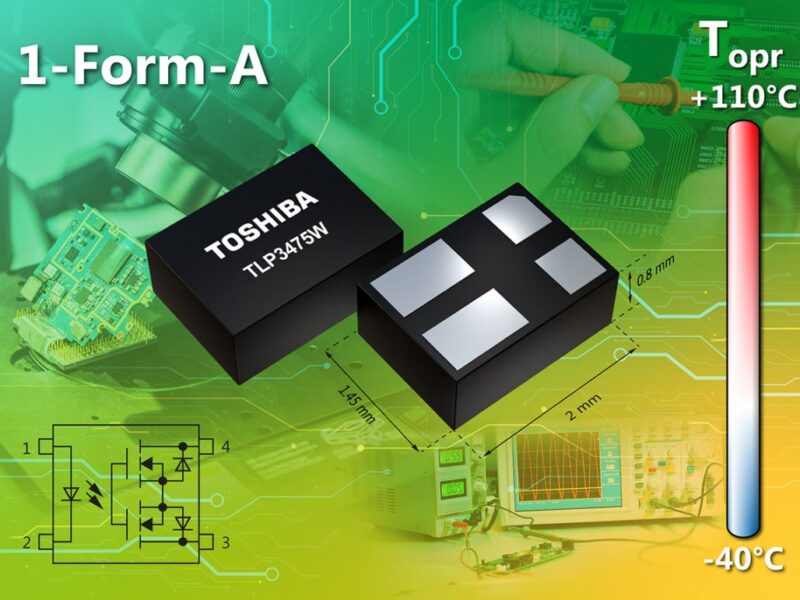 Small photorelay for high-frequency signal switching