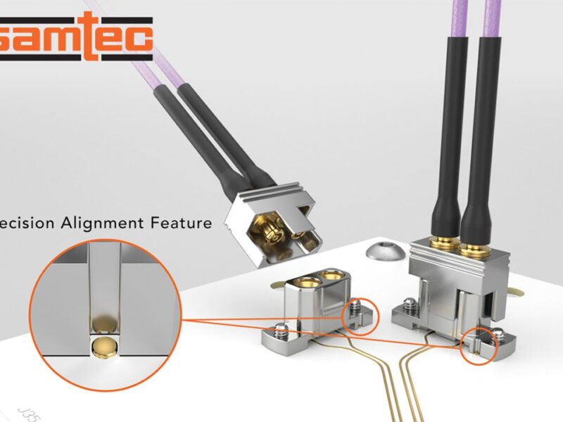 Connecteurs CC à 90 GHz avec fonctions d&rsquo;alignement