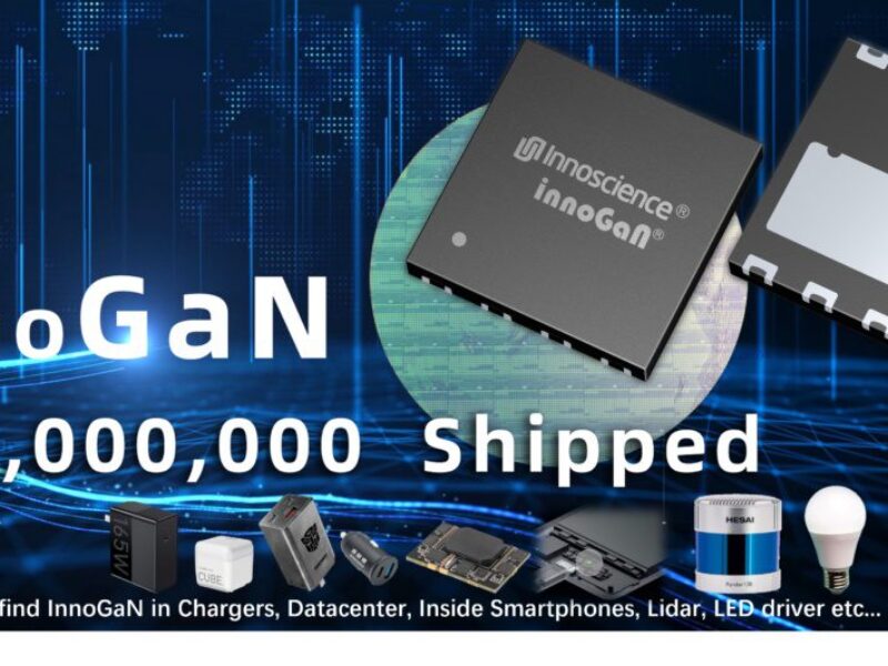 Les expéditions de puces InnoGaN de Innoscience dépassent les 300 millions de pièces