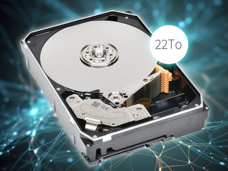 Un disque dur d’une capacité de 22 To