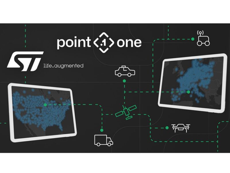 ST et Point One Navigation offrent le positionnement géographique au cm près