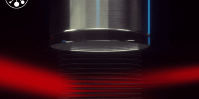 Lasers deflected using air