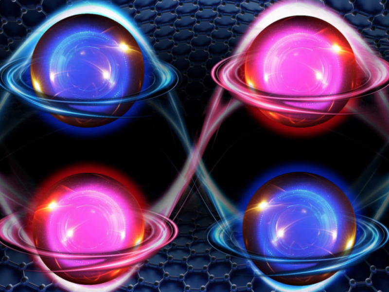 Rare electronics state with a five layer Graphene Sandwich