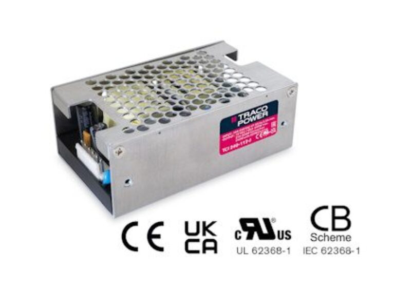 Alimentations CA/CC 130 à 500 W refroidies par convection naturelle