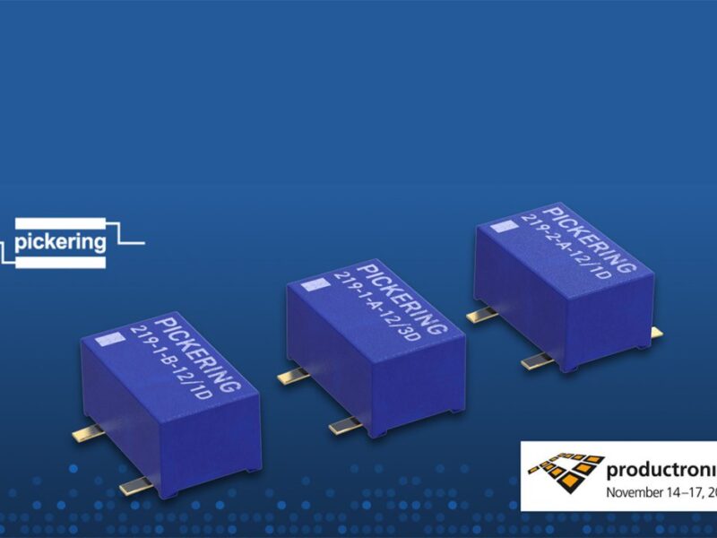 Productronica — New high voltage SMD reed relay
