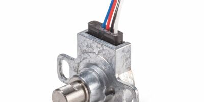 Compact, durable and robust space-saving Hall-effect encoder