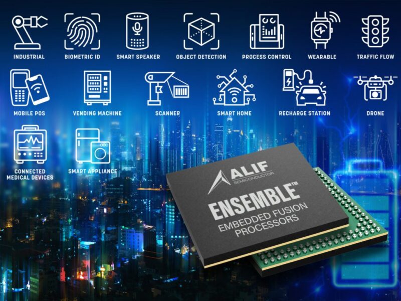 Alif launches Ensemble AI microcontrollers with application kits