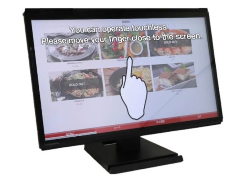 Contactless input panel fits industrial applications