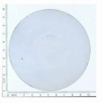 Une plaquette de diamant monocristallin de 100 mm de diamètre