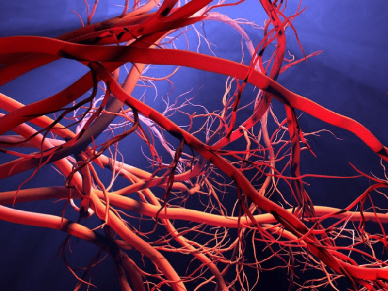 Wireless communication in the blood