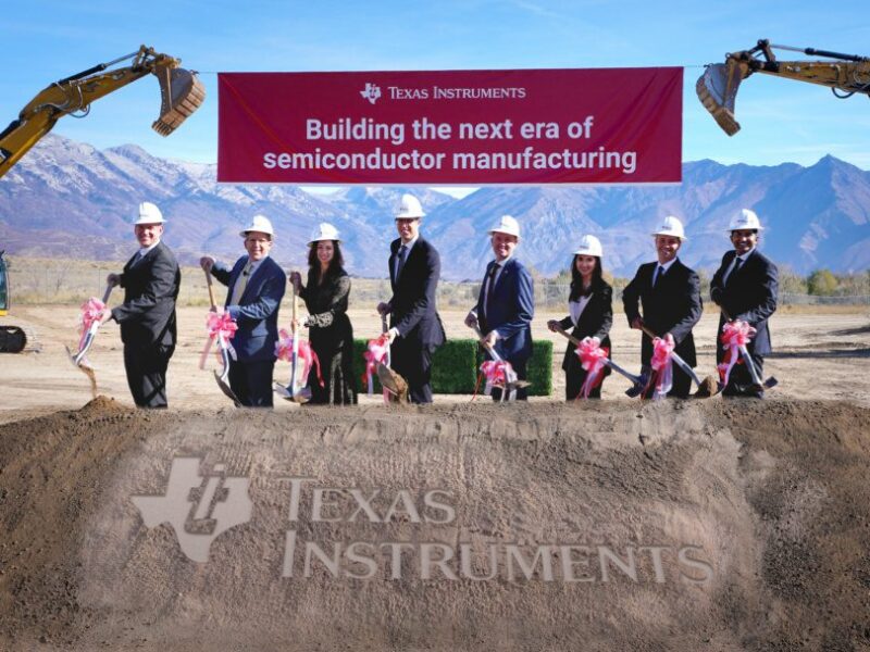 TI breaks ground on second Lehi 300mm fab