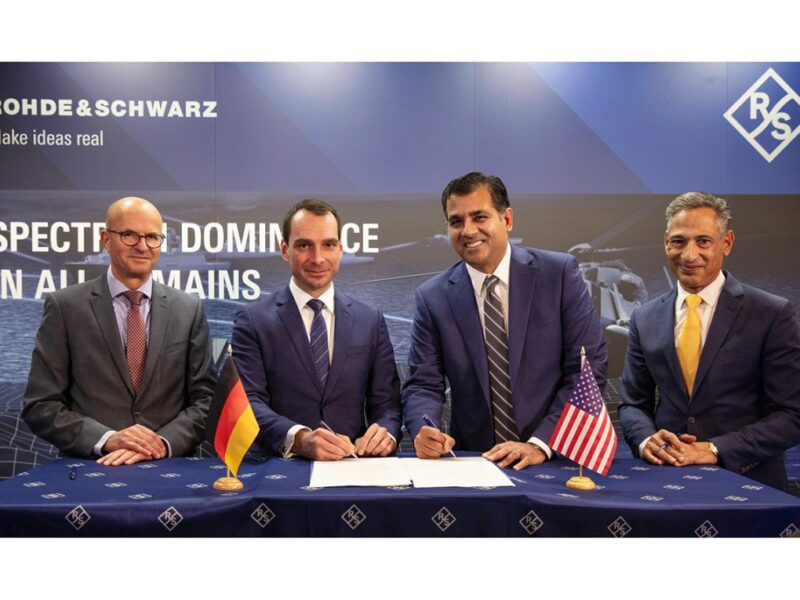 Northrop Grumman and Rohde & Schwarz sign defense MOU