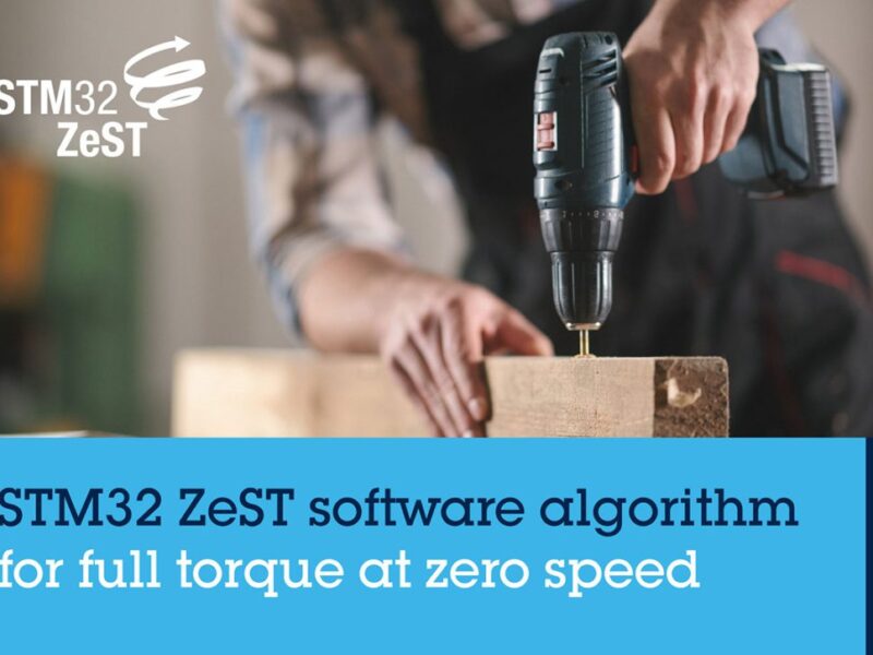 Sensorless zero-speed, full-torque motor control software