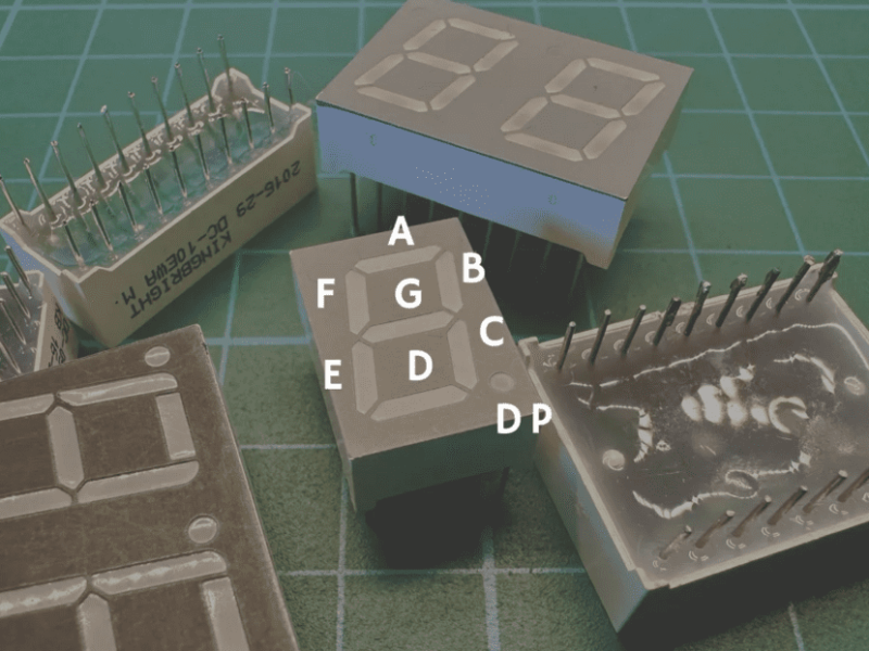 7-segment LED displays
