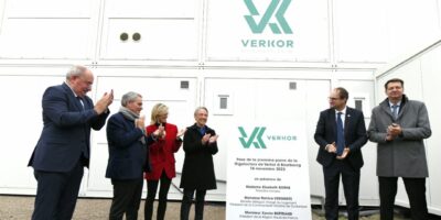 Verkor pose la première pierre de sa gigafactory de batteries à Dunkerque