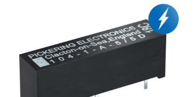 Premier relais SIP miniature à contact reed avec une tension de déclenchement de 5 kV