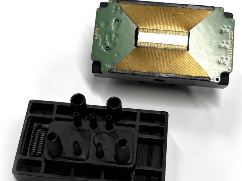 Inkjet printing 20bn perovskite quantum dots for microLED displays