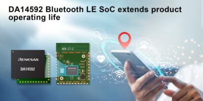SoC Bluetooth Low Energy à double cœur avec Flash Intégré