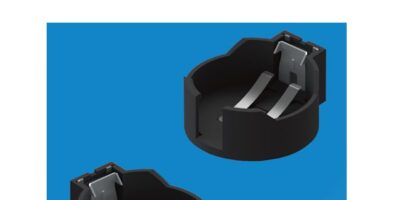 Nouveau support Keystone pour piles lithium de 24 mm, compact et chargement par le haut