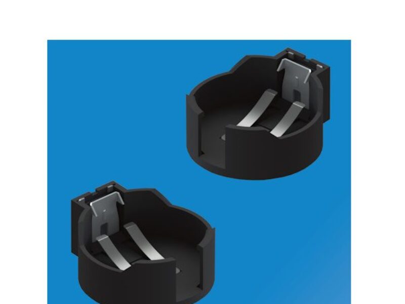 Nouveau support Keystone pour piles lithium de 24 mm, compact et chargement par le haut