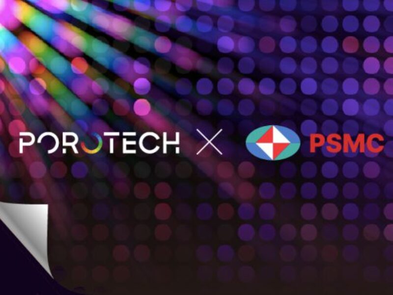 Porotech selects foundry PSMC to make GaN-on-Si microLEDs
